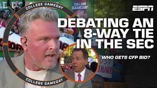 SEC CHAOS  McAfee & Saban unravel an 8-WAY TIE scenario + Who gets the edge? | College GameDay