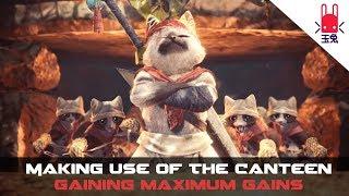 Making use of the Canteen | Guide - Monster Hunter World