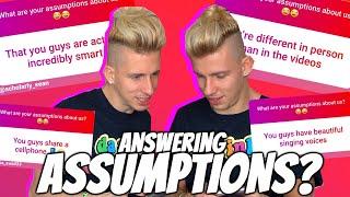 Answering Assumptions about us! -Voros Twins