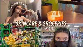 Skincare & groceries.