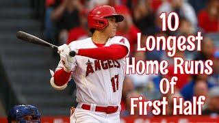 10 Longest Home Runs of 2023 (First Half)