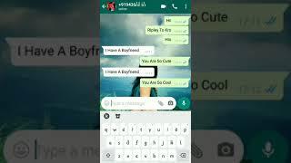 i Have A Boyfriend | unknown girls chatting on whatsaap | #Shorts