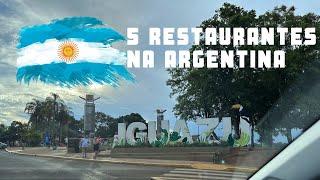 Role na Argentina de carro por Puerto Iguazu mostrando os 5 melhores Restaurantes