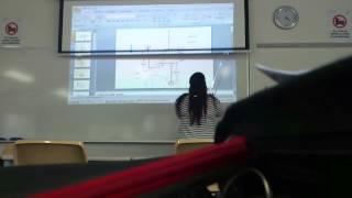 Teacher turns off projector , wild dick appears