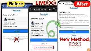 LIVE  !! Facebook Hacked Recovery 2023 | facebook account hacked how to recover