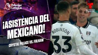 Gol de Smith Rowe, pase de Jiménez - Crystal Palace vs. Fulham | Premier League | Telemundo Deportes