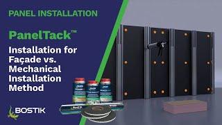 PanelTack™ Installation for Façade vs. Mechanical Installation Method