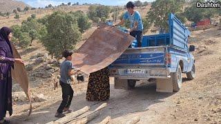 Gathering things to go to Dodra and the car breaks down and Mossadegh comes to help and fix the car