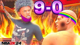 SLAPPING THE WORLD'S WORST POST SCORER 9 TIMES IN A ROW IN THE COMP STAGE ON NBA 2K24!