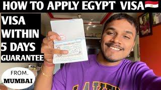 Easy way to apply Egypt visa || from Mumbai ||touristic Indian || Egypt visa||