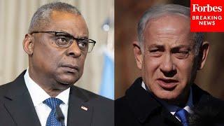 Lloyd Austin Asked Point Blank If US Will Cooperate With ICC Over Arrest Warrant Against Netanyahu