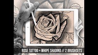 How to learn Whipe Shading Tattoo with in Procreate application