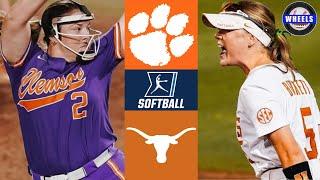 #11 Clemson vs #6 Texas | Winner To WCWS | 2025 College Softball Highlights
