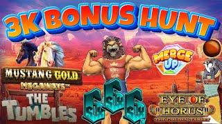 3K BONUS HUNT - 13 ONLINE SLOT BONUSES TO OPEN