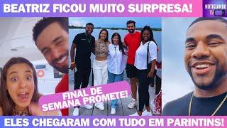 BEATRIZ, DAVI, MATTEUS E JAQUELLINE CHEGAM COM TUDO EM PARINTINS 