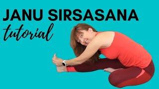 How to do Janu Sirsasana - Head to Knee Pose - Yoga Tutorial, Modifications, plus Tips & Tricks