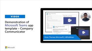 Introducing: Company Communicator - a Microsoft Teams app template