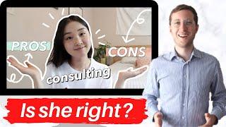 Ex-McKinsey consultant reacts to "Pros and Cons of Consulting" from kchoi