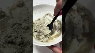 #asmr satisfying Bentonite Clay Face Mask mix for a deep pore cleanse