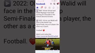 ln 2007 Olivier Giroud and Moroccan coach Walid Regragui were both training at Grenoble fc in France