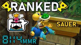 Sauer auf meinen Teammate? | RANKED Mario Kart 8 Deluxe 150ccm | 8114 MMR Platin 1