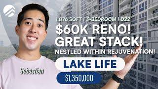 Lake Life - 3-Bedroom in District 22 | Singapore Home Tour | $1,350,000 | Sebastian Lau