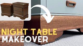 EASY night table MAKEOVER: Giving BIG BOX STORE FURNITURE a facelift