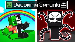 Becoming the BLACK SPRUNKI in Minecraft!