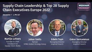 Webinar Wednesday | Supply Chain Leadership & Top28 Supply Chain Executives | KPMG | Inspired-Search