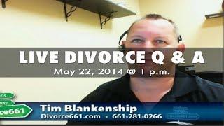California Divorce Live Question & Answer Session