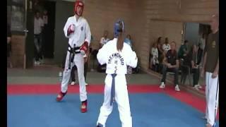 HWA RANG Taekwon DO - Anthony-Leen Sparring 3