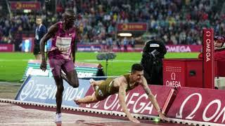 Jakob Ingebrigtsen Dives to Win the 1500M in Oslo.