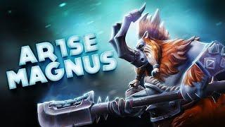 Dota 2 Great Magnus  Old RP Best RP Moments And ComeBack By Ar1se 7.36a !!