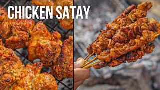 Chicken Satay | 4K | Open air cooking | Uchil's kitchen