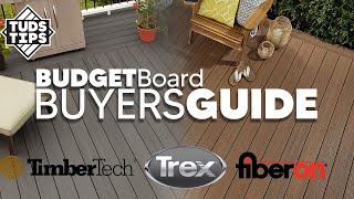 The CHEAPEST Composite Decking That Doesn't SUCK (TREX vs TimberTech vs Fiberon)