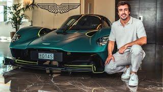 Fernando Alonso Received His Aston Martin Valkyrie Hypercar