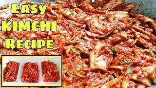 HOW TO MAKE SMALL BATCH KIMCHI RECIPE | EASY KIMCHI RECIPE | CHRYSCAEL CHANNEL