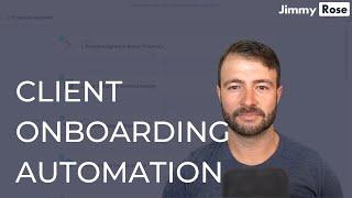 Client onboarding automation with Zapier, ClickUp, Content Snare & more