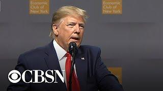 Trump speaks at the Economic Club of New York