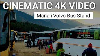 Manali Volvo Bus Bus Stand | Manali private Volvo Bus stand | Manali Volvo Bus stand video Midlife