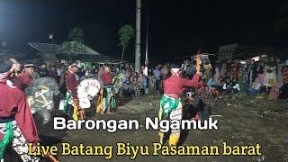 Perang Barong,Barongan Ngamuk Penonton Langsung Kabur.