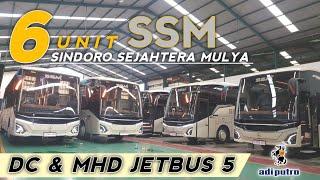 PO BARU SIAP MENGASPAL DI TOL TRANS JAWA‼️ 6 UNIT DREAM COACH DAN MHD JETBUS 5 PO SSM DARI ADIPUTRO