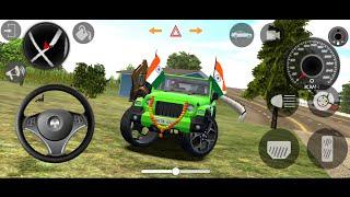 Dollar (Song) Modified Mahindra Green Thar || Indian Cars Simulator 3D || Android Gameplay Part 28