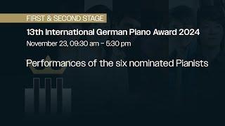 FIRST & SECOND STAGE of the INTERNATIONAL GERMAN PIANO AWARD 2024