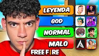 ESTOS SON LOS YOUTUBERS DE FREE FIRE QUE ME CAEN MAL !! - TheDonato