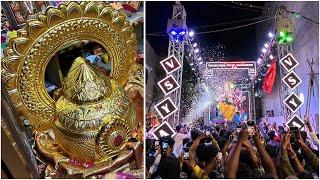 Gold crown  for Lord Ganesha | Laldarwaza VSYA Ganesh Aagman 2024 | Ganesh Chaturthi 2024