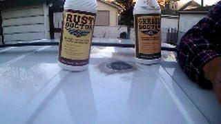 rust converting with rust doctor on a Astro van