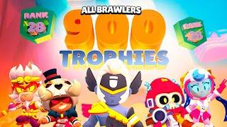 ALL BRAWLERS 900  ?! 70 000 Trophées