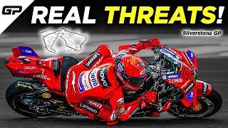 BIGGEST THREAT to Marc Marquez at Silverstone GP | MotoGP 2025