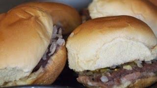 The Best White Castle Slider Recipe On YouTube | White Castle Cheeseburger